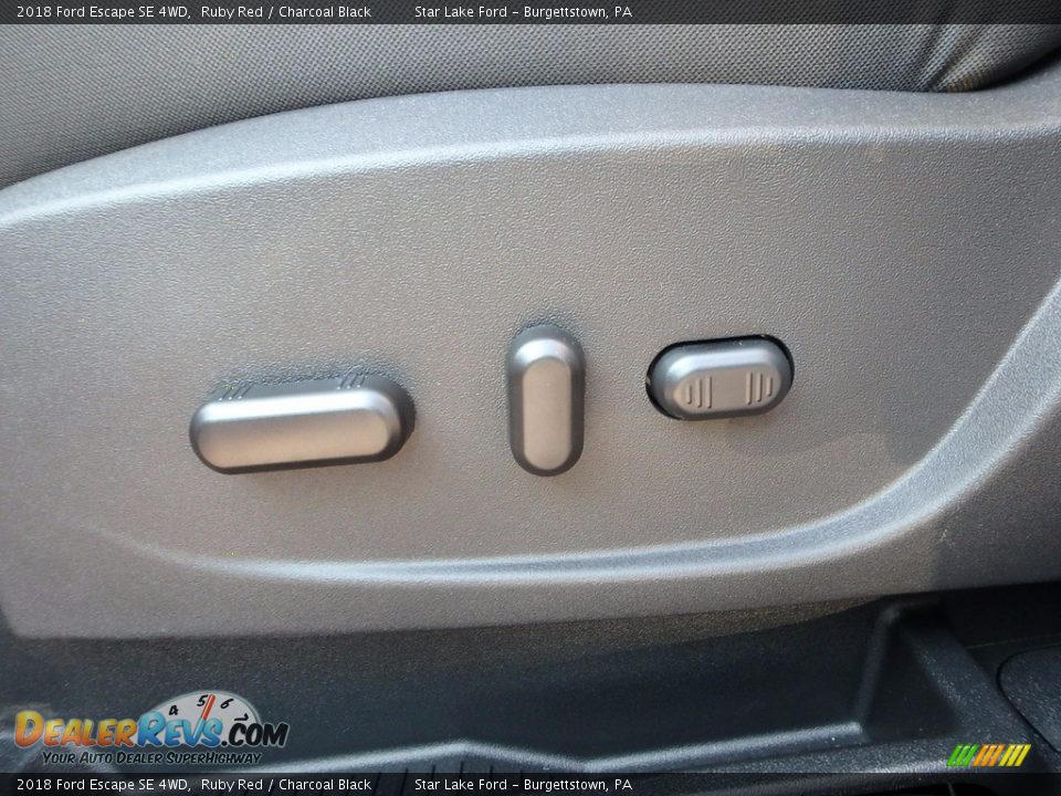 2018 Ford Escape SE 4WD Ruby Red / Charcoal Black Photo #15
