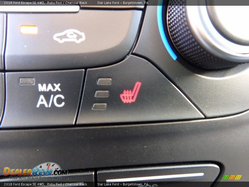 2018 Ford Escape SE 4WD Ruby Red / Charcoal Black Photo #18