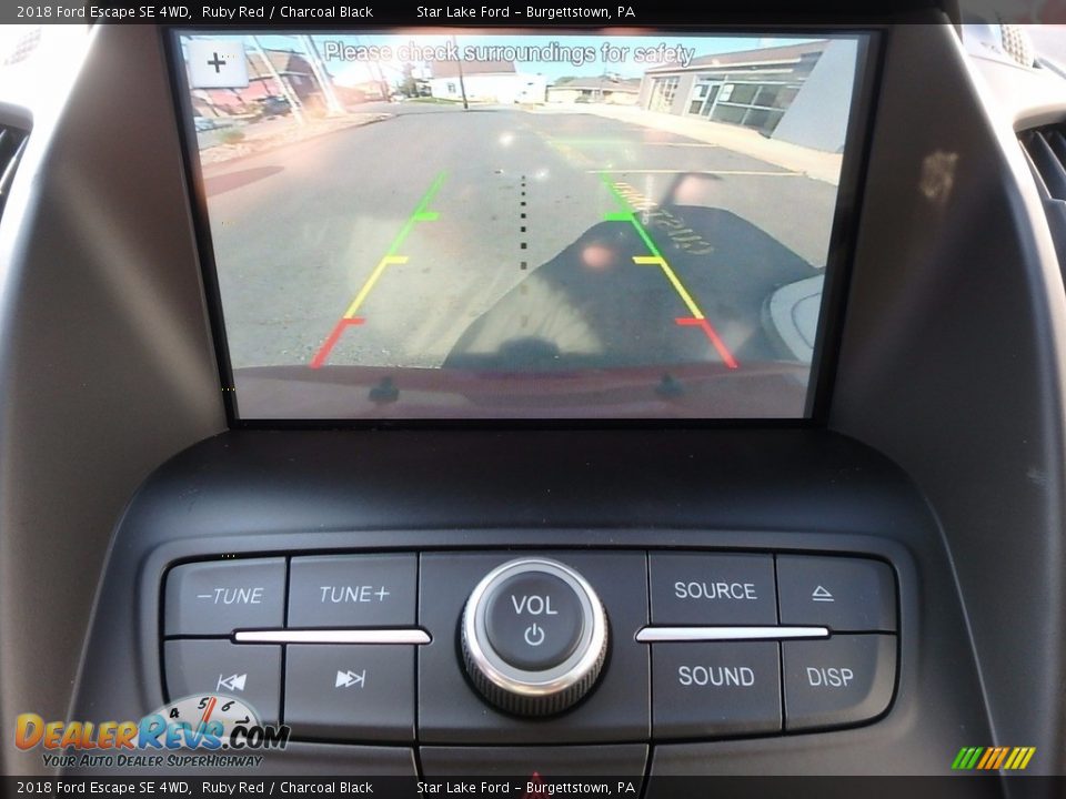 2018 Ford Escape SE 4WD Ruby Red / Charcoal Black Photo #20