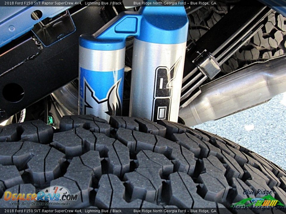 2018 Ford F150 SVT Raptor SuperCrew 4x4 Lightning Blue / Black Photo #10