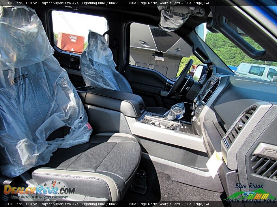 2018 Ford F150 SVT Raptor SuperCrew 4x4 Lightning Blue / Black Photo #13