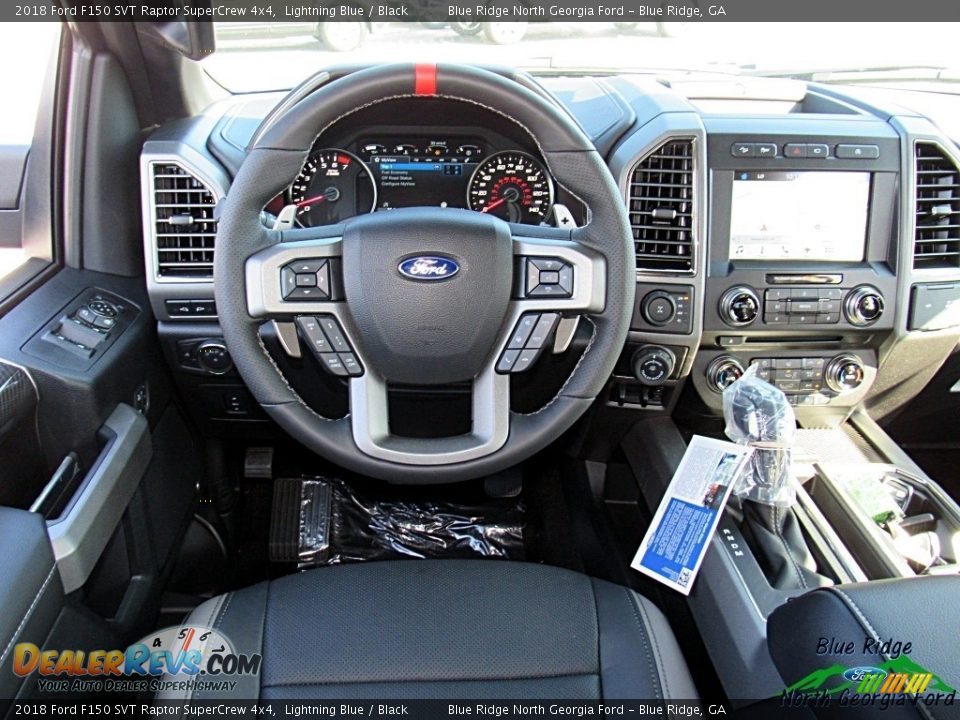 2018 Ford F150 SVT Raptor SuperCrew 4x4 Lightning Blue / Black Photo #16