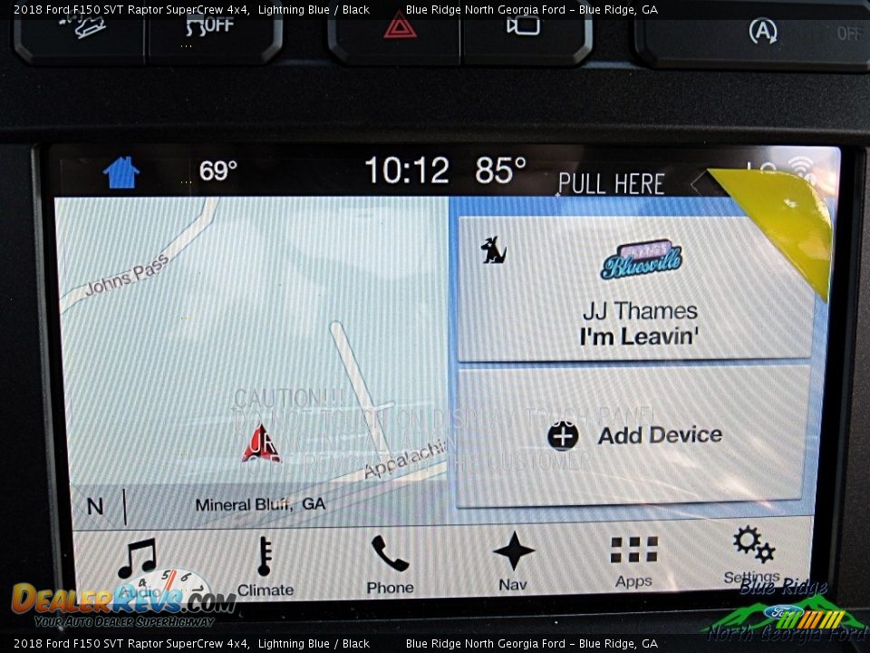 2018 Ford F150 SVT Raptor SuperCrew 4x4 Lightning Blue / Black Photo #20