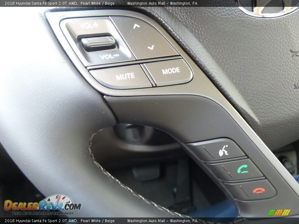 Controls of 2018 Hyundai Santa Fe Sport 2.0T AWD Photo #23