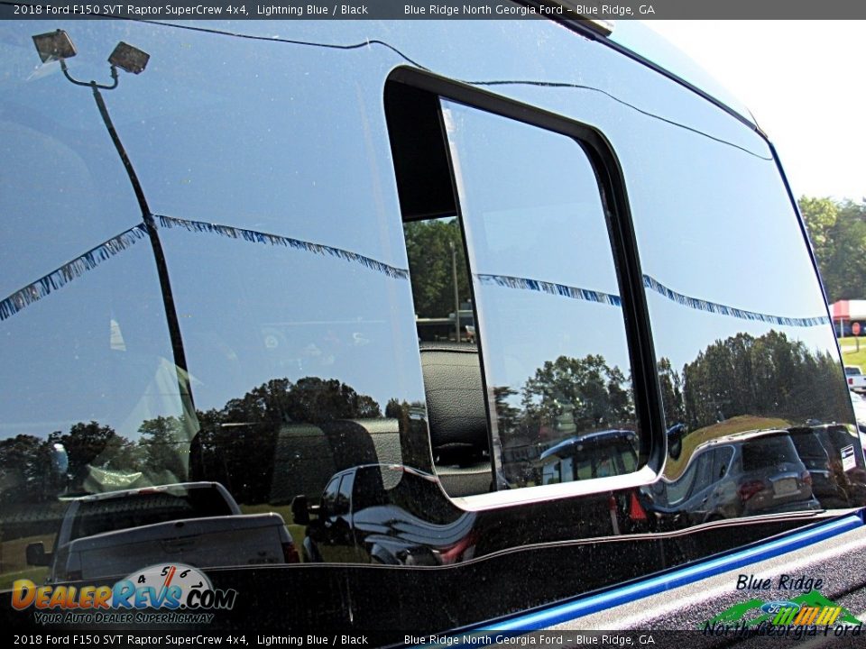 2018 Ford F150 SVT Raptor SuperCrew 4x4 Lightning Blue / Black Photo #25