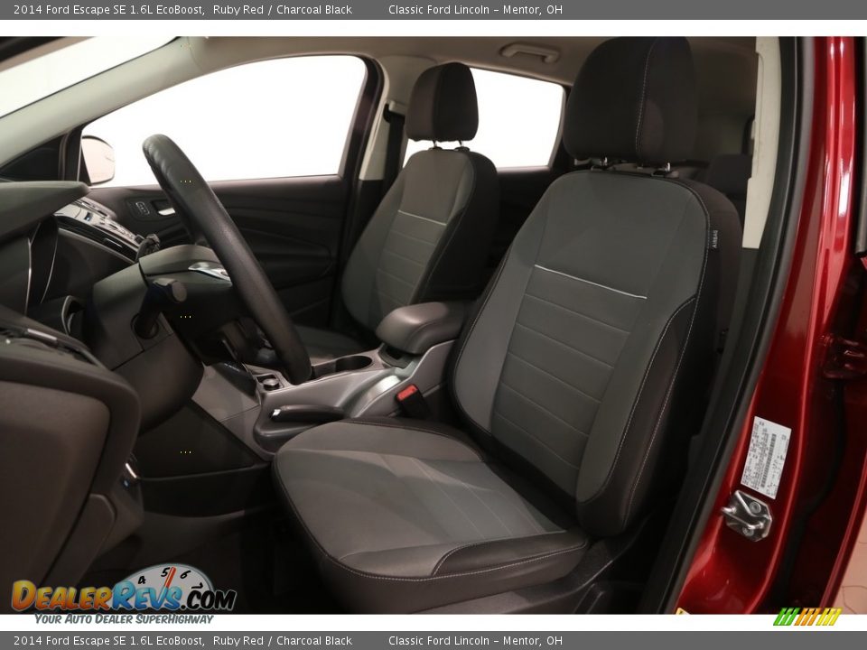 2014 Ford Escape SE 1.6L EcoBoost Ruby Red / Charcoal Black Photo #5