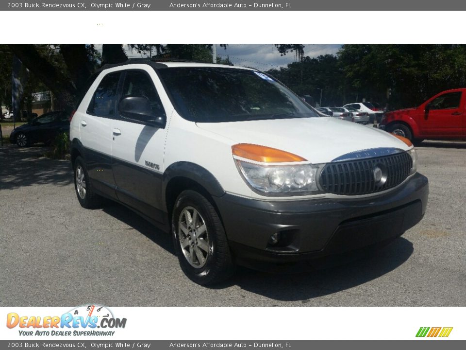 2003 Buick Rendezvous CX Olympic White / Gray Photo #1
