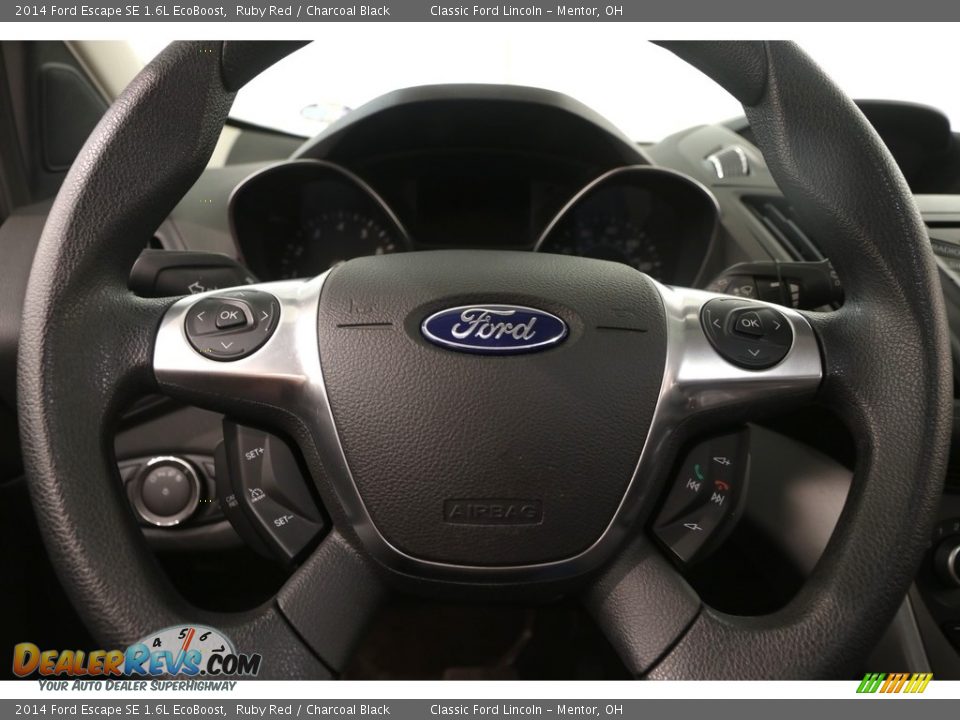 2014 Ford Escape SE 1.6L EcoBoost Ruby Red / Charcoal Black Photo #6