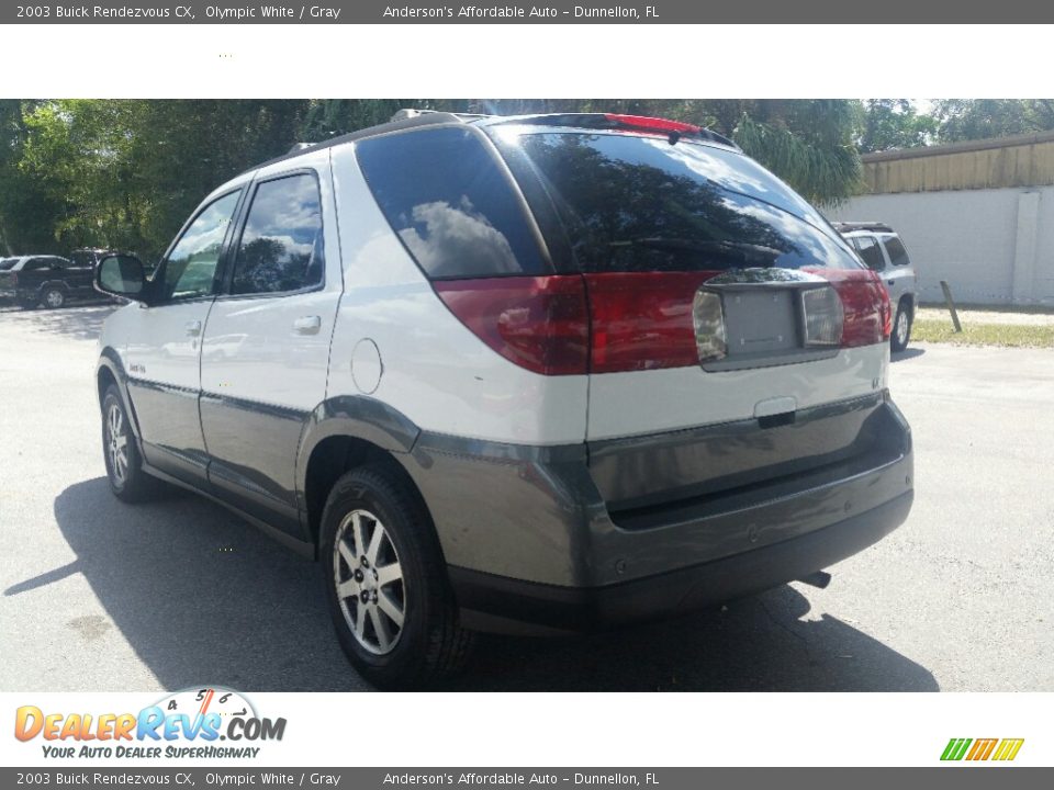 2003 Buick Rendezvous CX Olympic White / Gray Photo #5