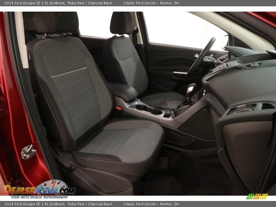 2014 Ford Escape SE 1.6L EcoBoost Ruby Red / Charcoal Black Photo #14