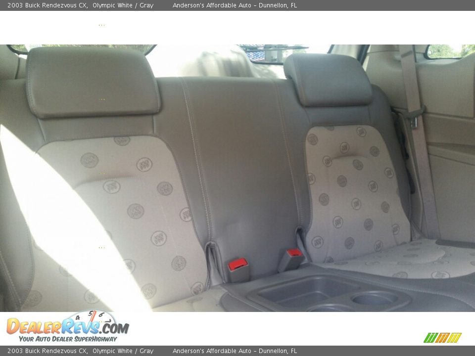 2003 Buick Rendezvous CX Olympic White / Gray Photo #20