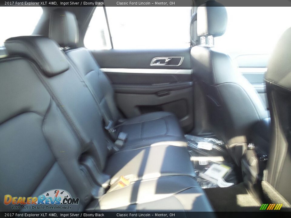 2017 Ford Explorer XLT 4WD Ingot Silver / Ebony Black Photo #5