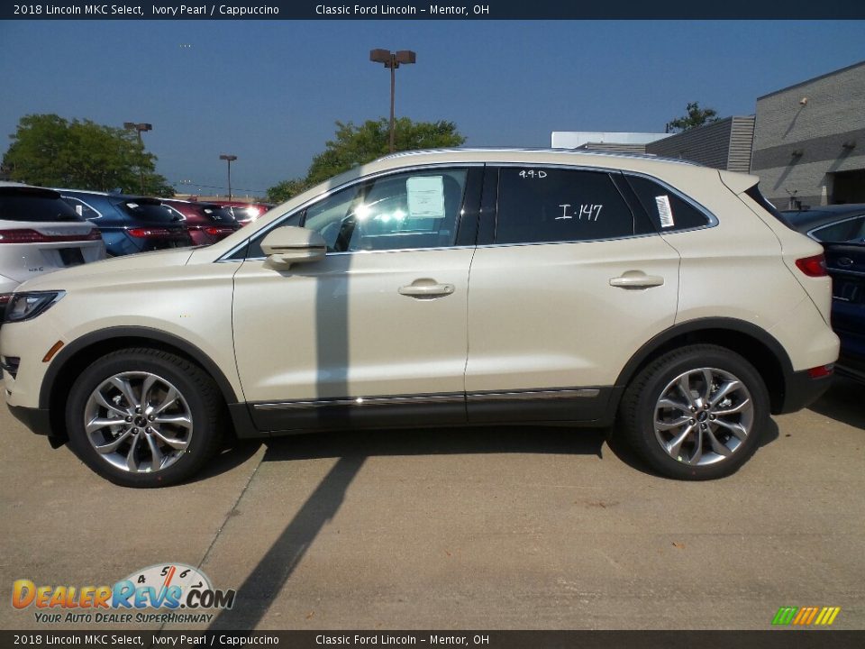 2018 Lincoln MKC Select Ivory Pearl / Cappuccino Photo #3