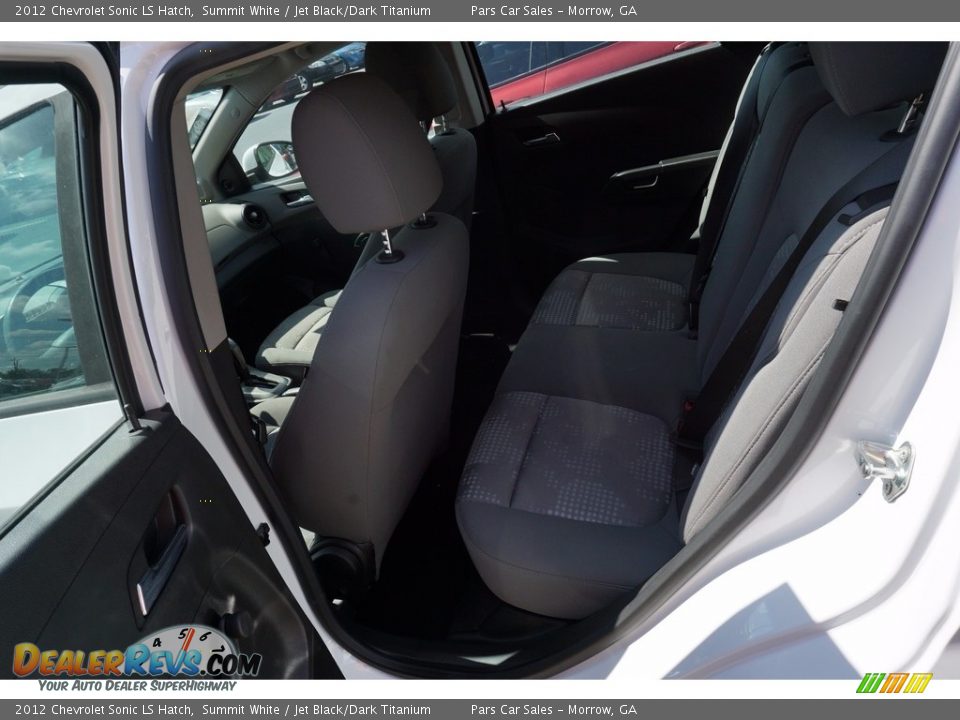 2012 Chevrolet Sonic LS Hatch Summit White / Jet Black/Dark Titanium Photo #9