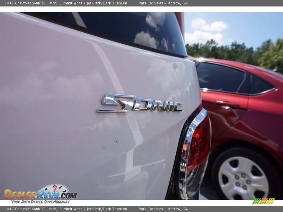 2012 Chevrolet Sonic LS Hatch Summit White / Jet Black/Dark Titanium Photo #10