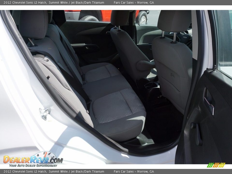2012 Chevrolet Sonic LS Hatch Summit White / Jet Black/Dark Titanium Photo #11