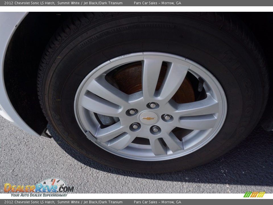 2012 Chevrolet Sonic LS Hatch Summit White / Jet Black/Dark Titanium Photo #5