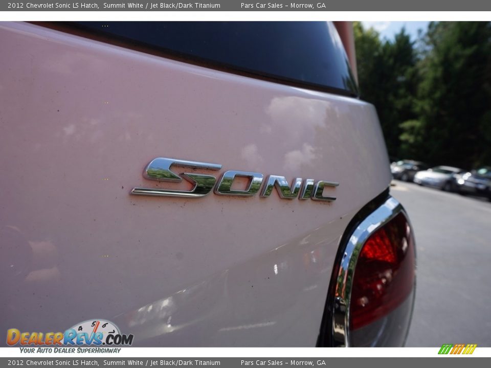2012 Chevrolet Sonic LS Hatch Summit White / Jet Black/Dark Titanium Photo #9