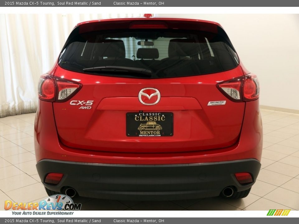 2015 Mazda CX-5 Touring Soul Red Metallic / Sand Photo #19