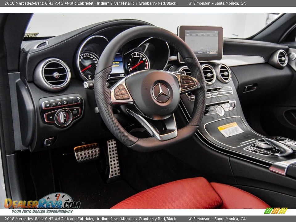 Dashboard of 2018 Mercedes-Benz C 43 AMG 4Matic Cabriolet Photo #6