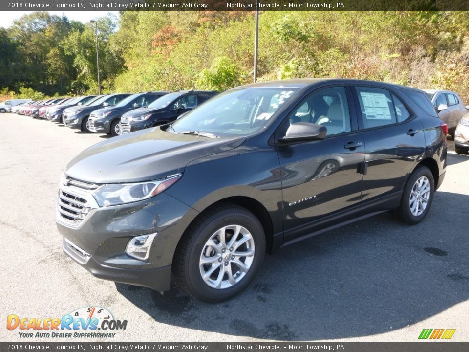 2018 Chevrolet Equinox LS Nightfall Gray Metallic / Medium Ash Gray Photo #1
