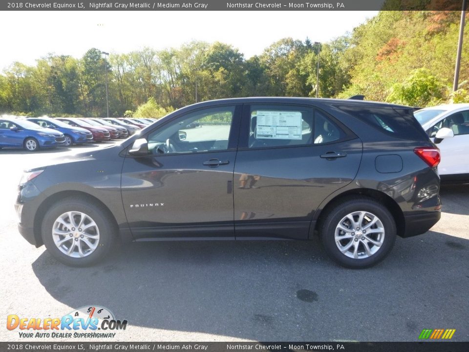 2018 Chevrolet Equinox LS Nightfall Gray Metallic / Medium Ash Gray Photo #2