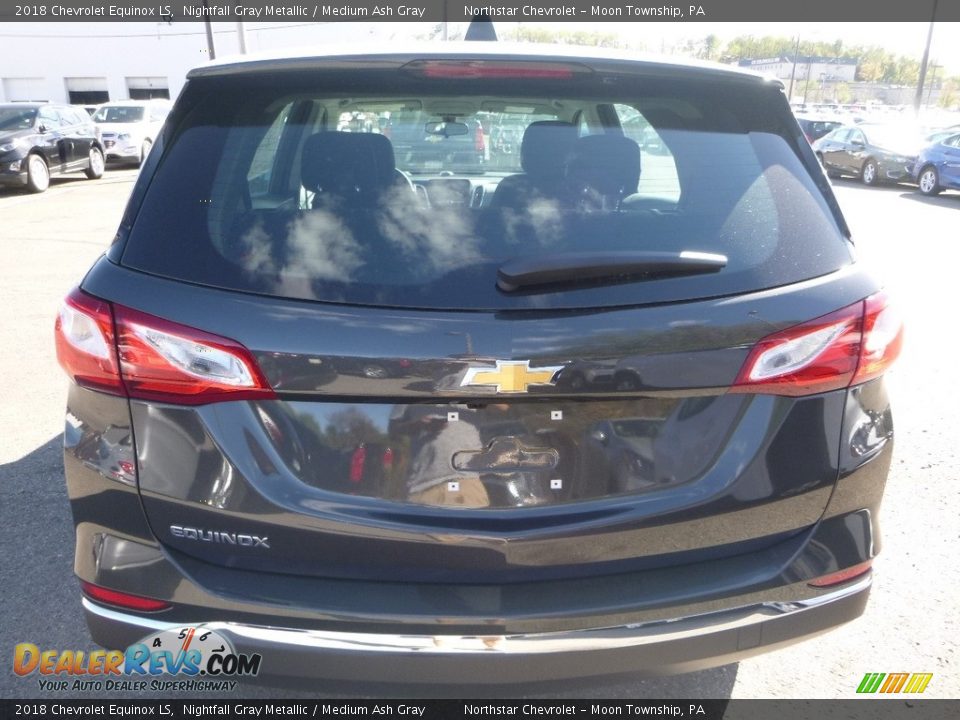 2018 Chevrolet Equinox LS Nightfall Gray Metallic / Medium Ash Gray Photo #4