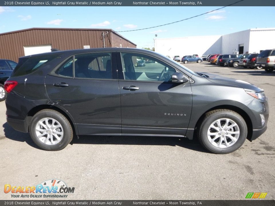2018 Chevrolet Equinox LS Nightfall Gray Metallic / Medium Ash Gray Photo #6