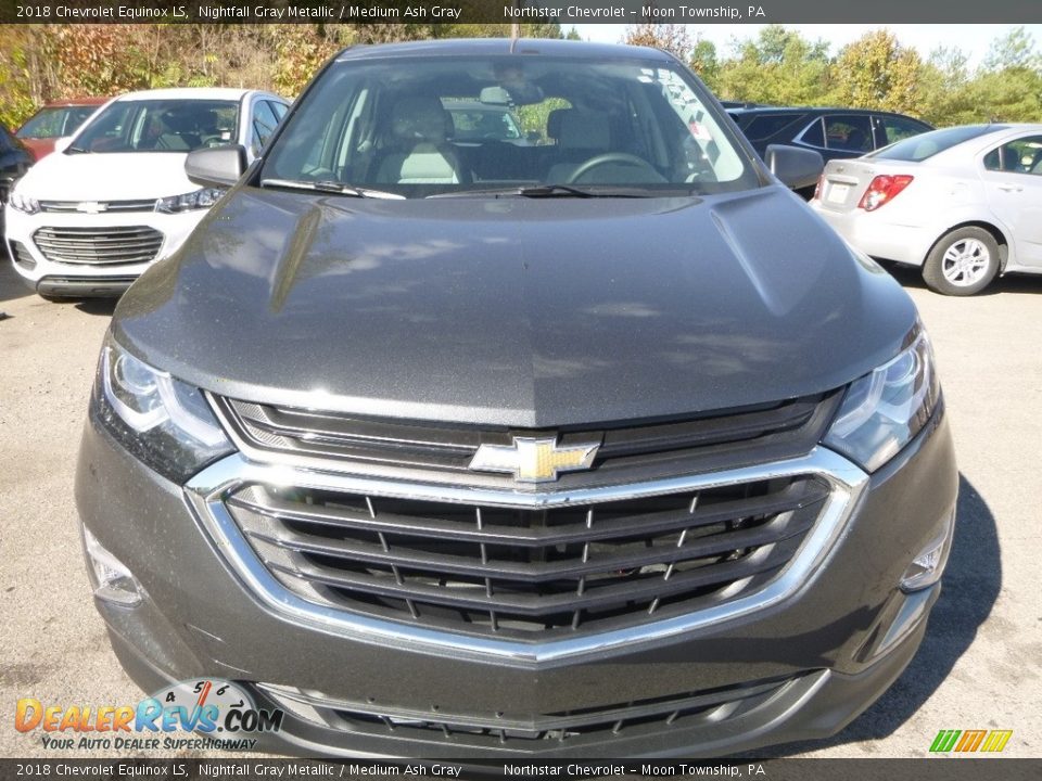 2018 Chevrolet Equinox LS Nightfall Gray Metallic / Medium Ash Gray Photo #8