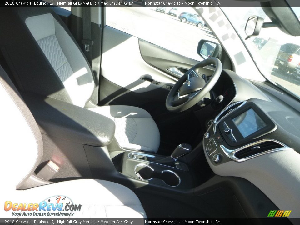 2018 Chevrolet Equinox LS Nightfall Gray Metallic / Medium Ash Gray Photo #10