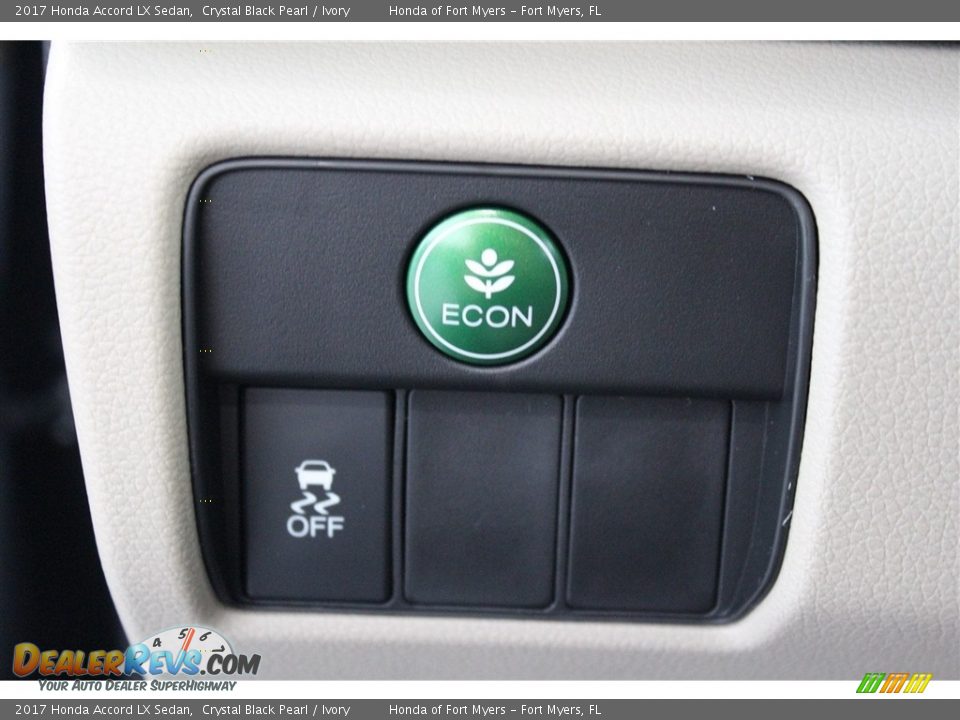 2017 Honda Accord LX Sedan Crystal Black Pearl / Ivory Photo #21