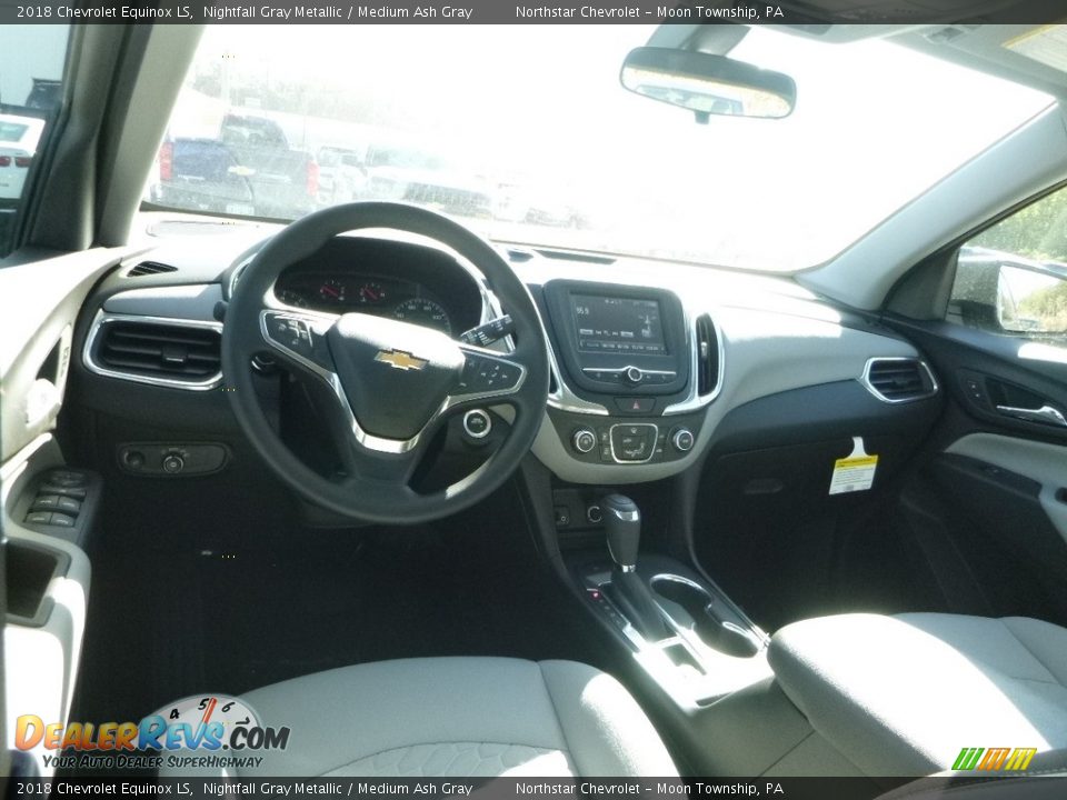 2018 Chevrolet Equinox LS Nightfall Gray Metallic / Medium Ash Gray Photo #15