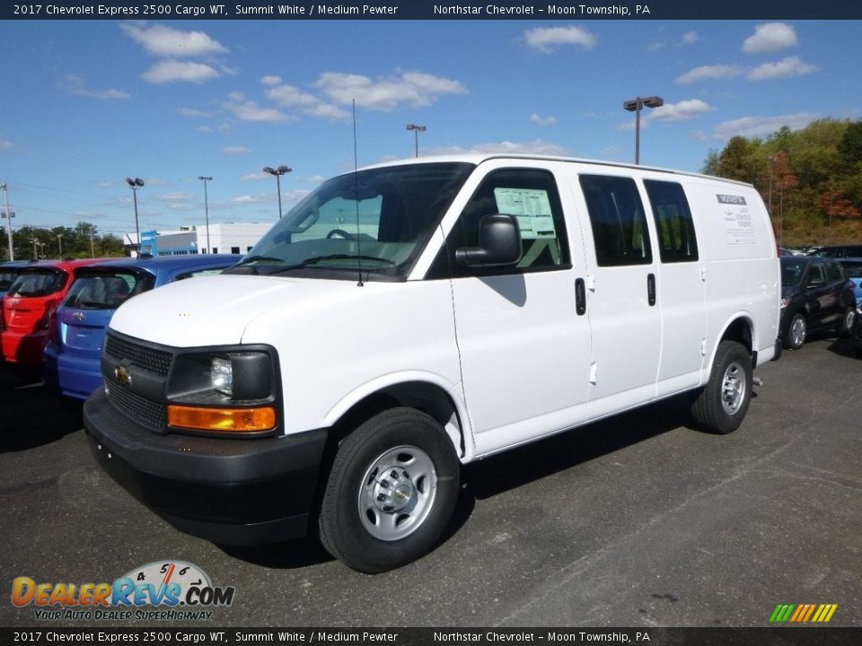 2017 Chevrolet Express 2500 Cargo WT Summit White / Medium Pewter Photo #1