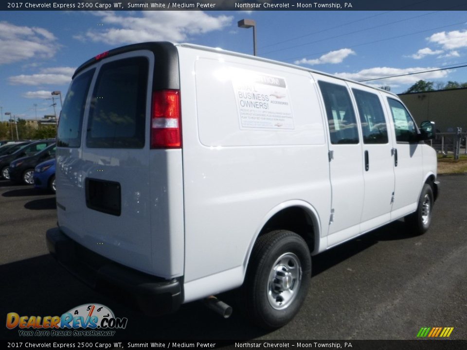 2017 Chevrolet Express 2500 Cargo WT Summit White / Medium Pewter Photo #4