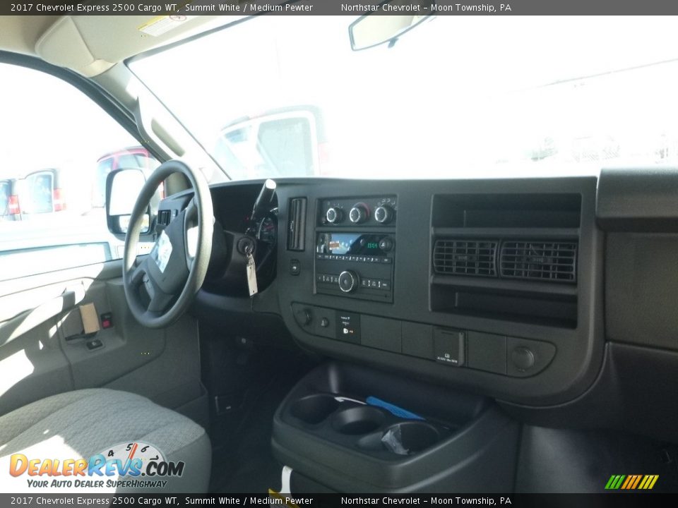 2017 Chevrolet Express 2500 Cargo WT Summit White / Medium Pewter Photo #10