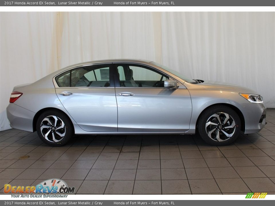 2017 Honda Accord EX Sedan Lunar Silver Metallic / Gray Photo #3