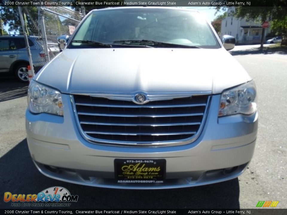 2008 Chrysler Town & Country Touring Clearwater Blue Pearlcoat / Medium Slate Gray/Light Shale Photo #2