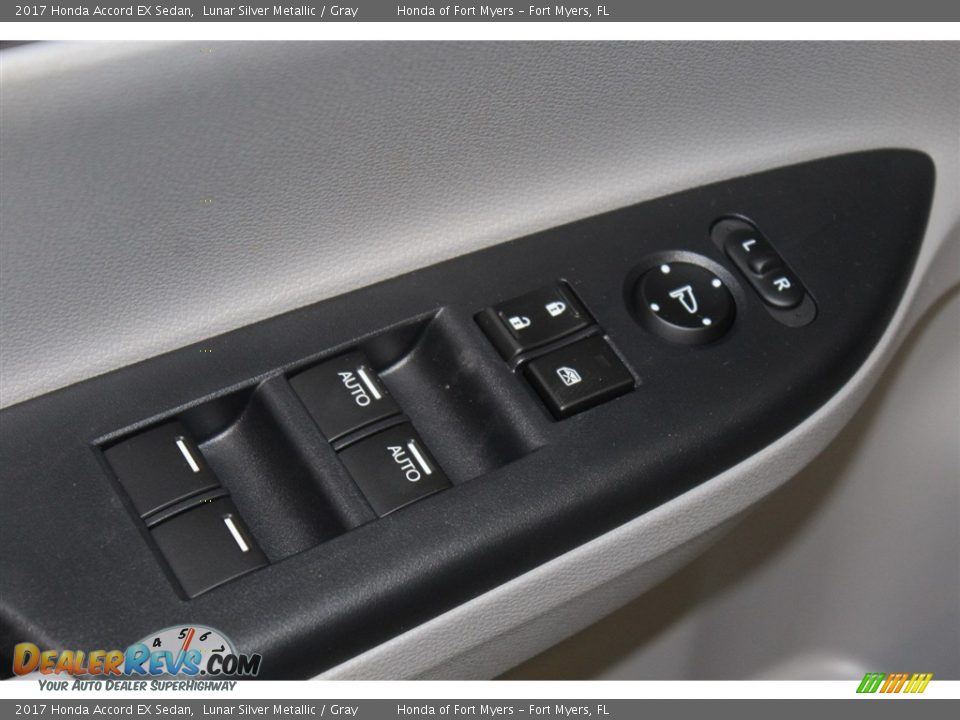 2017 Honda Accord EX Sedan Lunar Silver Metallic / Gray Photo #8