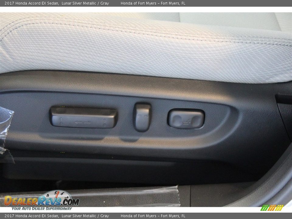 2017 Honda Accord EX Sedan Lunar Silver Metallic / Gray Photo #10