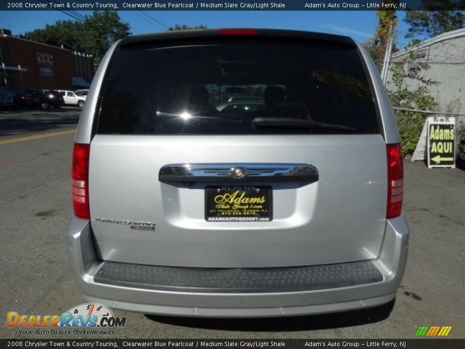 2008 Chrysler Town & Country Touring Clearwater Blue Pearlcoat / Medium Slate Gray/Light Shale Photo #6