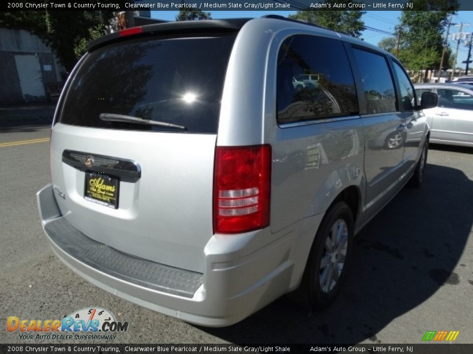 2008 Chrysler Town & Country Touring Clearwater Blue Pearlcoat / Medium Slate Gray/Light Shale Photo #7