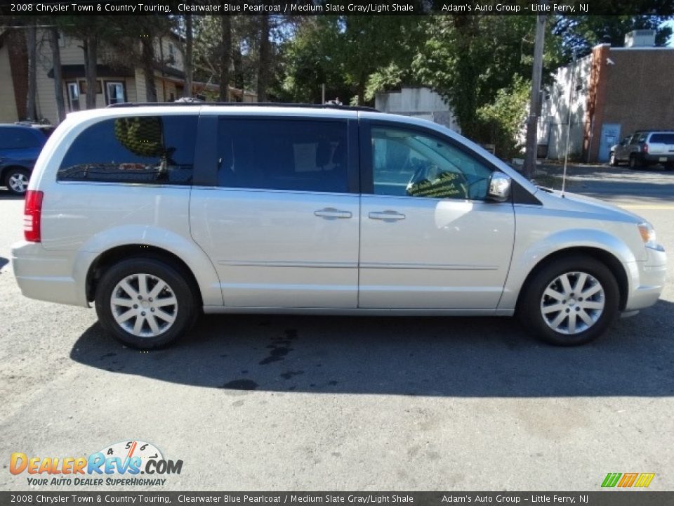 2008 Chrysler Town & Country Touring Clearwater Blue Pearlcoat / Medium Slate Gray/Light Shale Photo #8