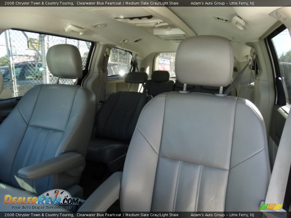 2008 Chrysler Town & Country Touring Clearwater Blue Pearlcoat / Medium Slate Gray/Light Shale Photo #13