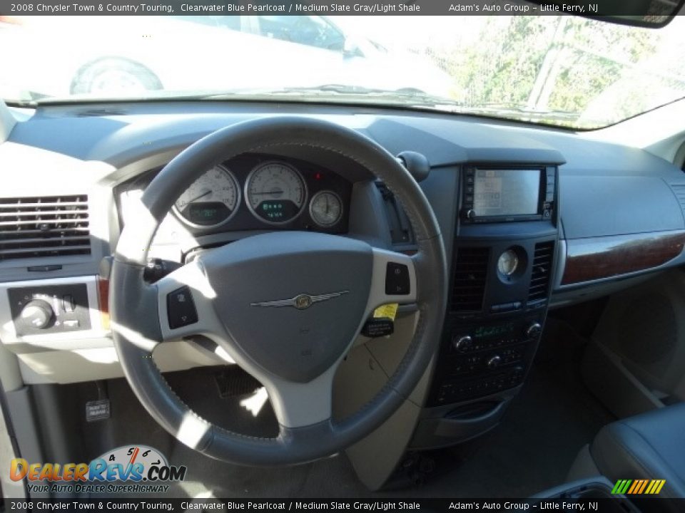 2008 Chrysler Town & Country Touring Clearwater Blue Pearlcoat / Medium Slate Gray/Light Shale Photo #14