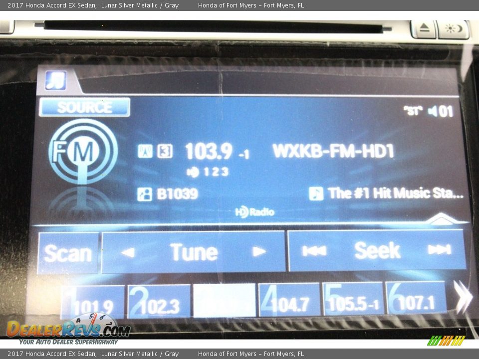 2017 Honda Accord EX Sedan Lunar Silver Metallic / Gray Photo #20