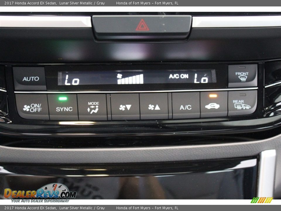 2017 Honda Accord EX Sedan Lunar Silver Metallic / Gray Photo #21