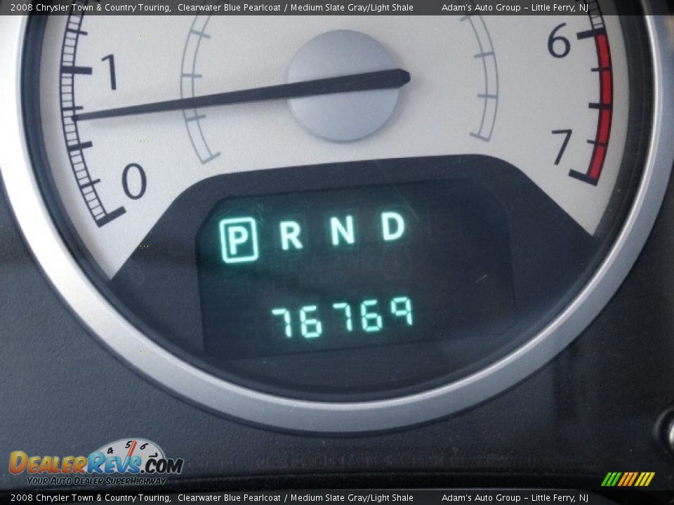 2008 Chrysler Town & Country Touring Clearwater Blue Pearlcoat / Medium Slate Gray/Light Shale Photo #22