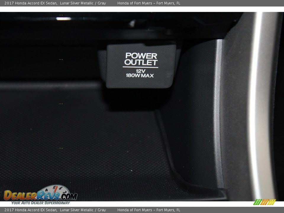 2017 Honda Accord EX Sedan Lunar Silver Metallic / Gray Photo #22