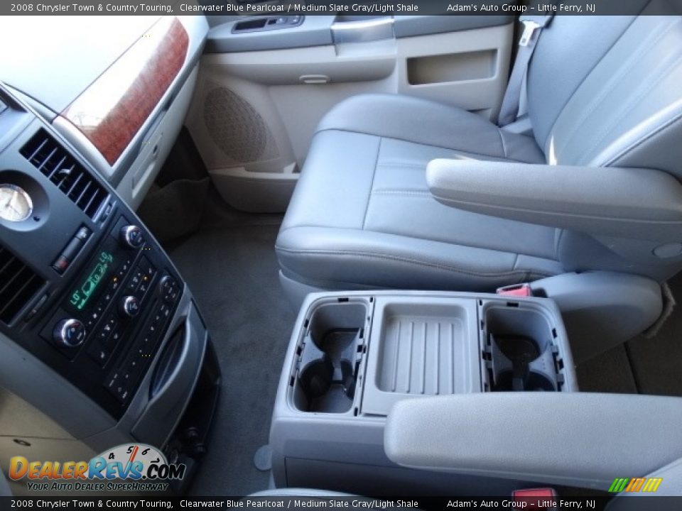 2008 Chrysler Town & Country Touring Clearwater Blue Pearlcoat / Medium Slate Gray/Light Shale Photo #23