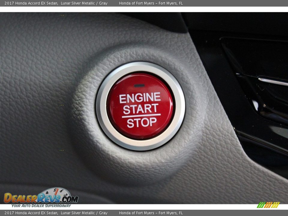 2017 Honda Accord EX Sedan Lunar Silver Metallic / Gray Photo #24